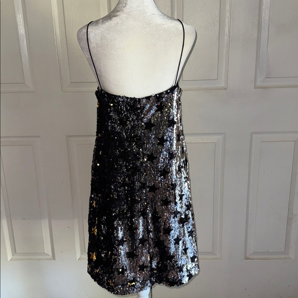 Sam Edelman Star Sequin Slip Dress - Picture 6 of 10